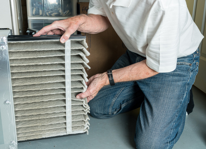 Hepa filter for an HVAC system