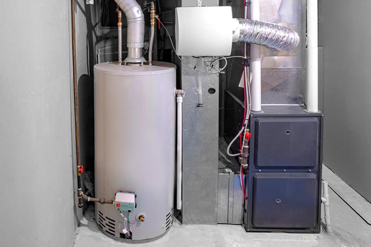 Home furnace and water heater.