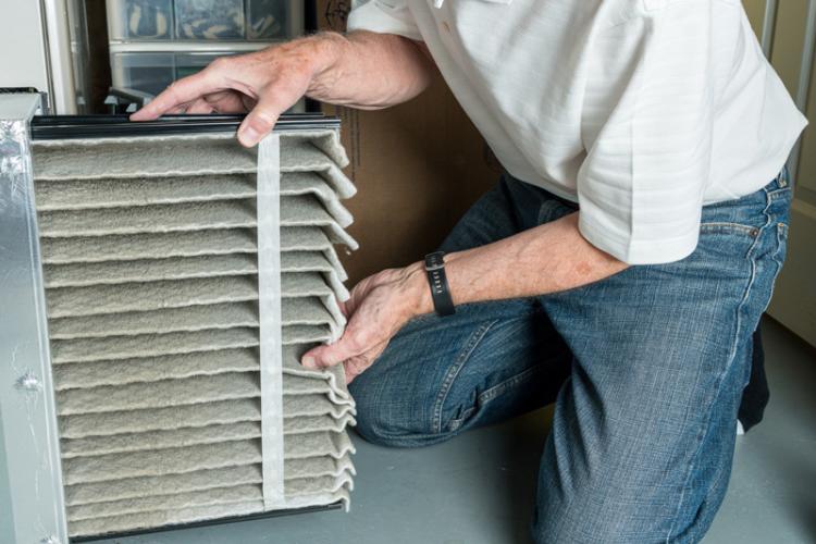 Hepa filter for an HVAC system